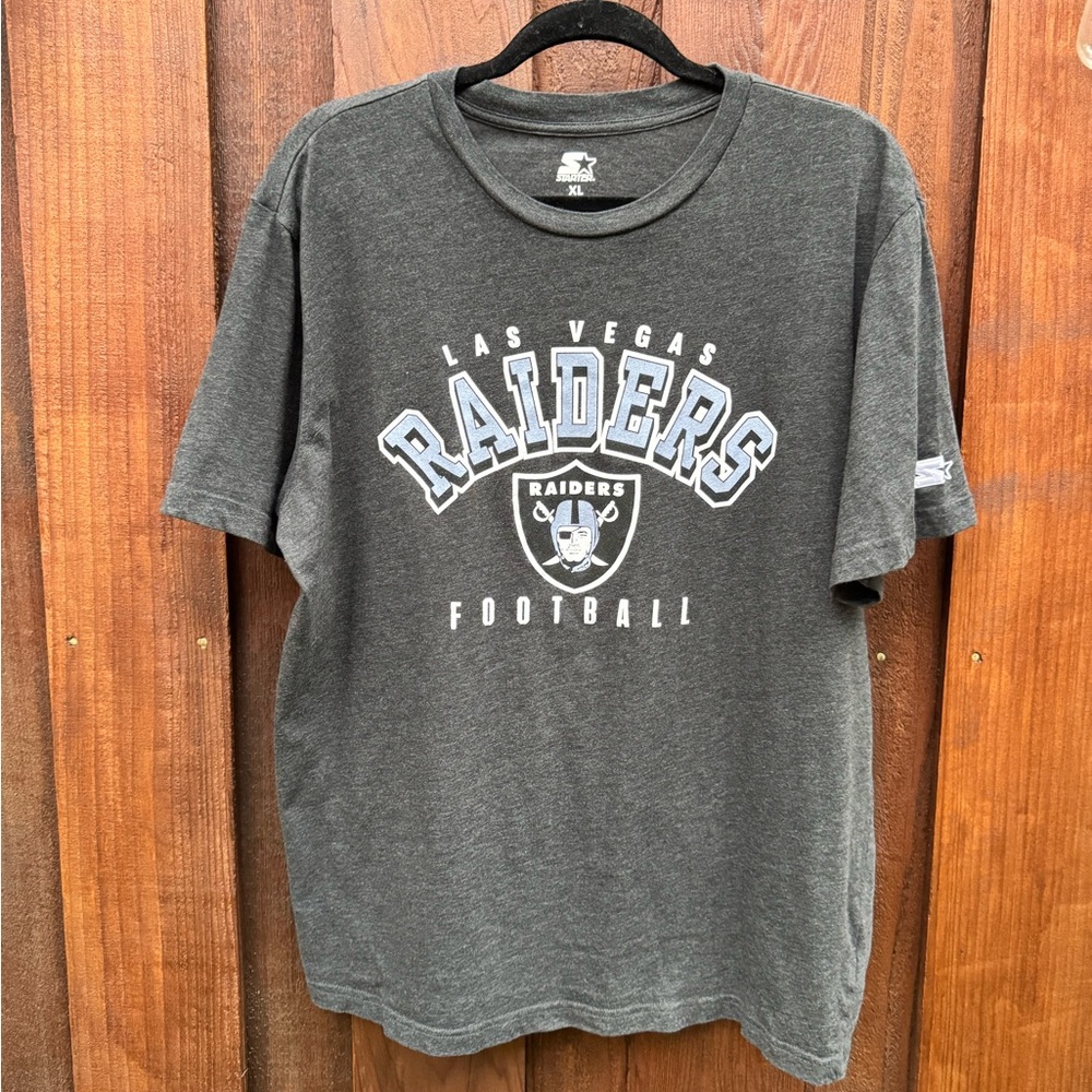 Starter Las Vegas Raiders Football XL Tshirt